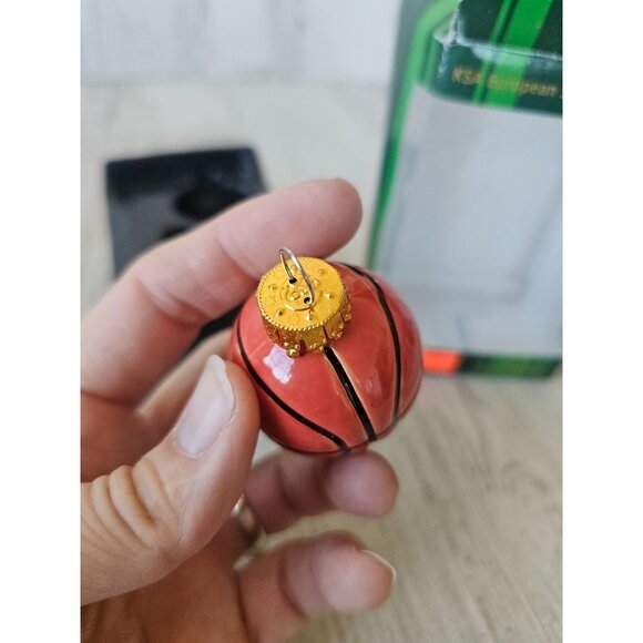 Ksa Kurt Adler basketball glass ornaments sport vintage Xmas set tree - Picture 3 of 7